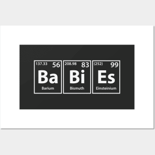 Babies (Ba-Bi-Es) Periodic Elements Spelling Posters and Art